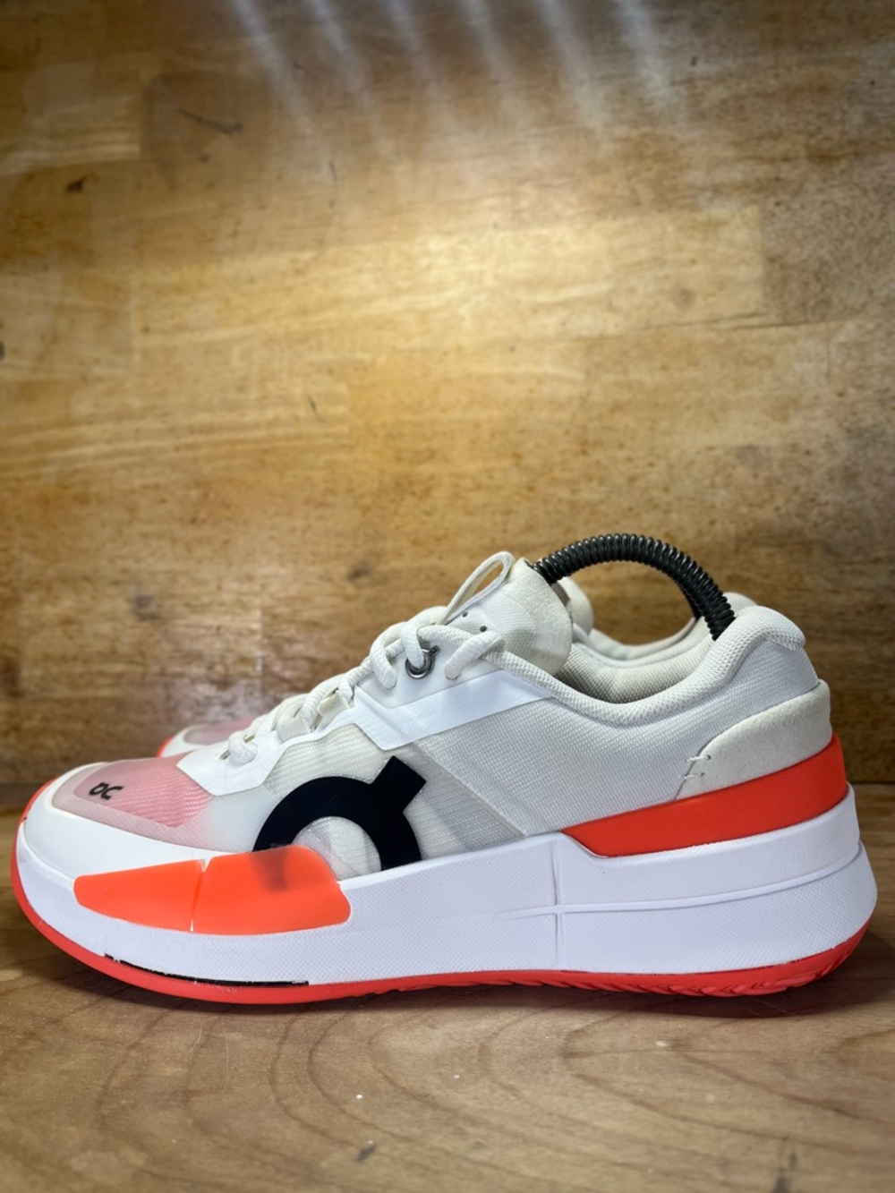 On Cloud The Roger Pro 2 Clay Womens Size 9 Tennis Shoes Sneakers White Orange - Picture 4 of 12